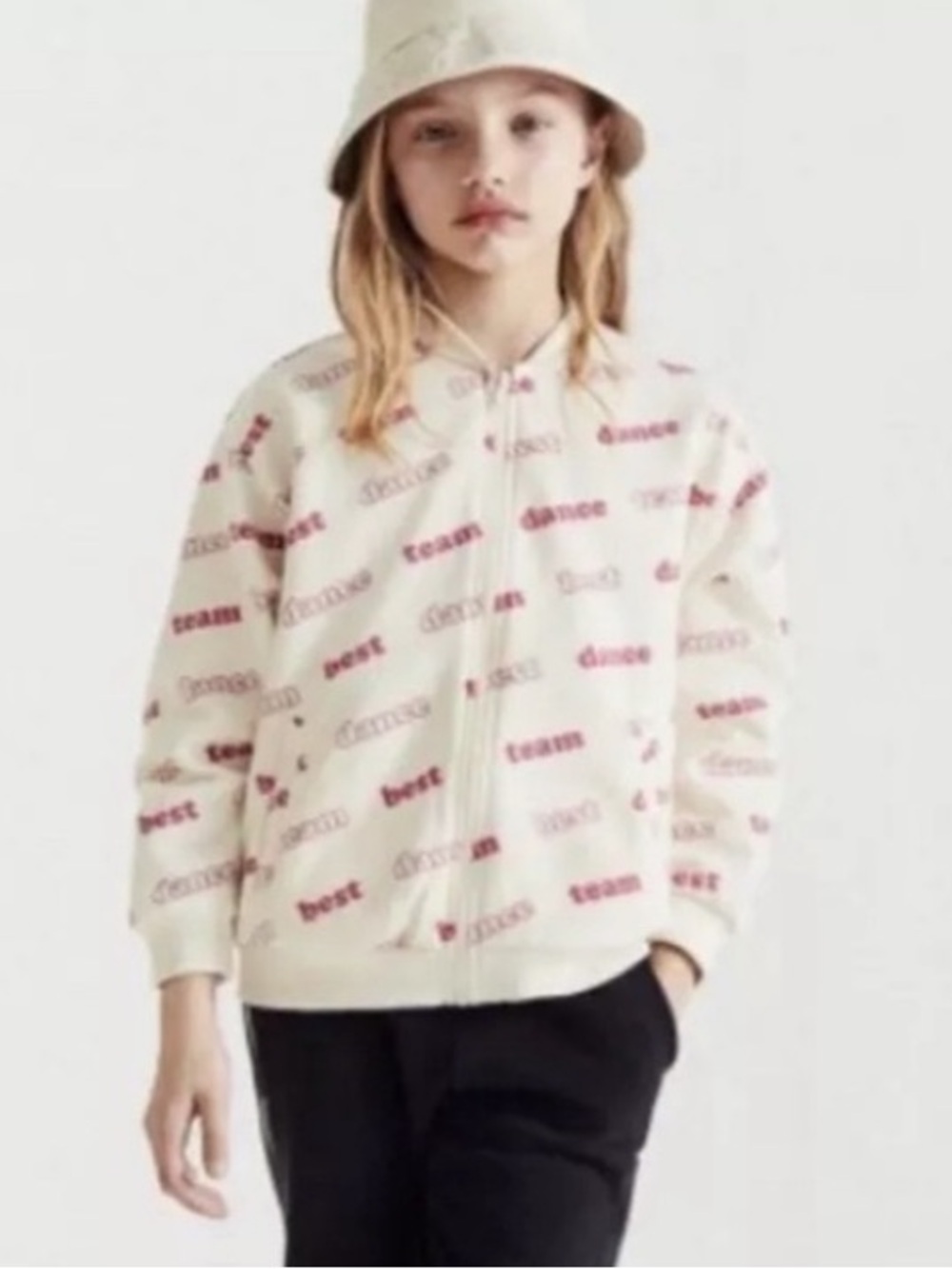 Zara Best Dance Team Zip Up Sweatshirt